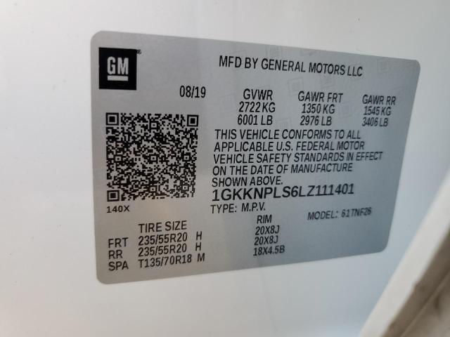 2020 GMC ACADIA DEN 1GKKNPLS6LZ111401
