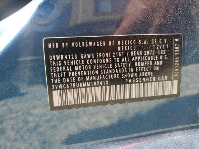 2021 VOLKSWAGEN JETTA S 3VWC57BU8MM102413