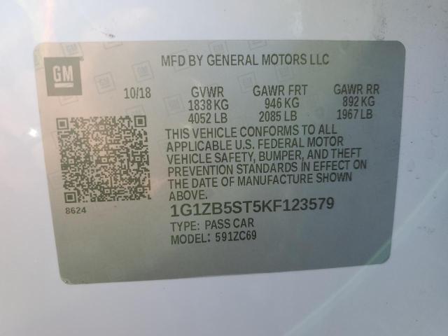 2019 CHEVROLET MALIBU LS - 1G1ZB5ST5KF123579