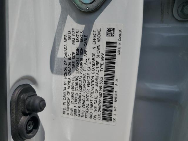 2018 HONDA CR-V EXL 2HKRW1H82JH518802