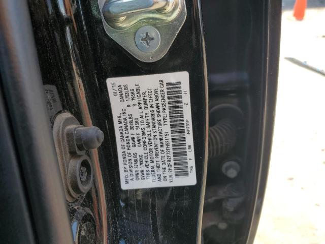 2015 HONDA CIVIC SE 2HGFB2F72FH521151