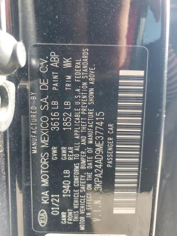 2021 KIA RIO LX 3KPA24AD9ME377415