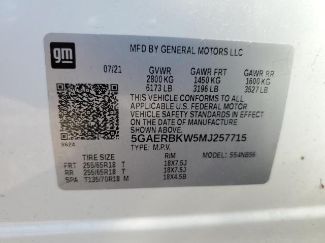 2021 BUICK ENCLAVE ES 5GAERBKW5MJ257715
