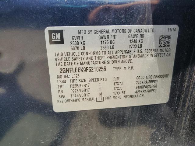 2015 CHEVROLET EQUINOX LS 2GNFLEEK9F6210256