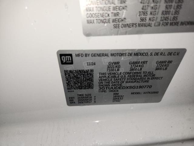 2025 GMC SIERRA K15 3GTUUDEDXSG190770