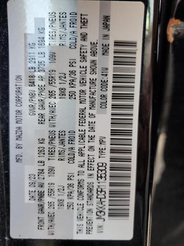2024 MAZDA CX-90 SELE JM3KKAHD3R1135309