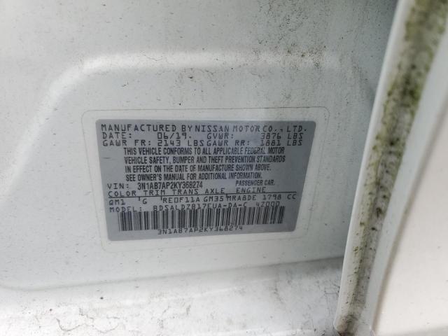 2019 NISSAN SENTRA SV - 3N1AB7AP2KY368274