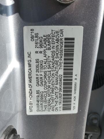 2019 ACURA TLX 19UUB2F39KA004622