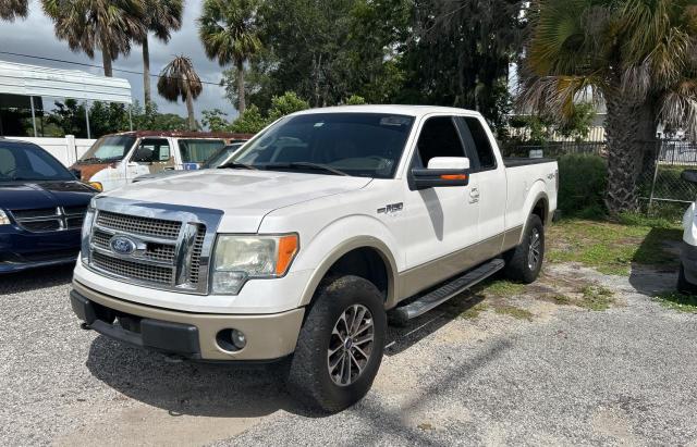 FORD F150 SUPER 2010 white 4dr ext flexible fuel 1FTFX1EV0AKB85933 photo #3