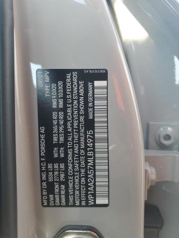 2021 PORSCHE MACAN WP1AA2A57MLB14975