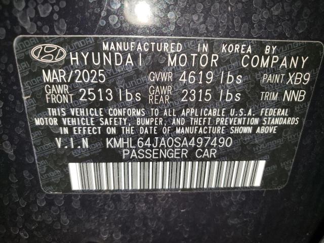 2025 HYUNDAI SONATA SEL KMHL64JA0SA497490