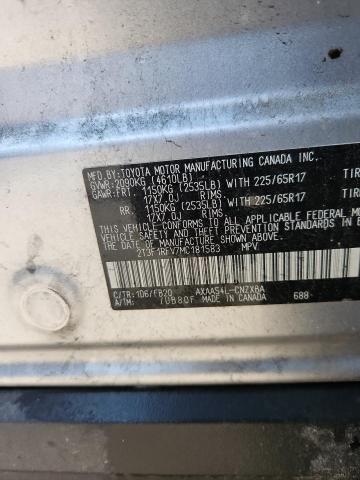 2021 TOYOTA RAV4 LE 2T3F1RFV7MC181583