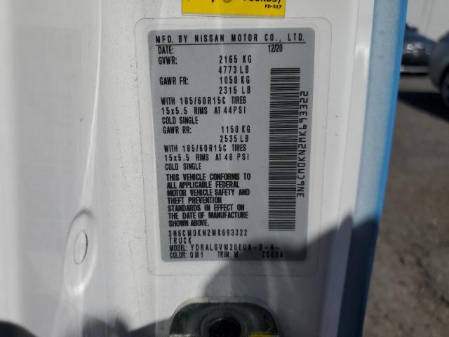 2021 NISSAN NV200 2.5S 3N6CM0KN2MK693322