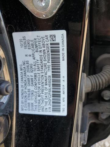 2020 HONDA CIVIC LX 2HGFC2F6XLH599208