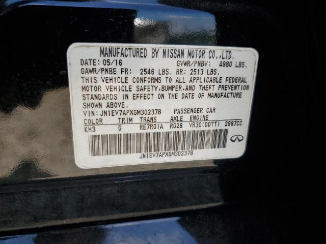 2016 INFINITI Q50 PREMIU JN1EV7APXGM302378