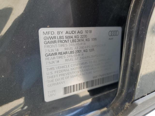 2019 AUDI A4 ALLROAD WA17NAF43KA010612