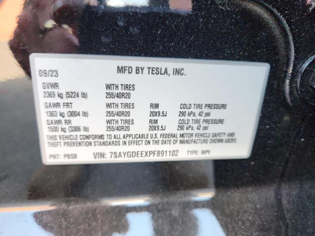 2023 TESLA MODEL Y - 7SAYGDEEXPF891102