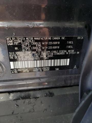 2024 TOYOTA RAV4 XSE 2T3E6RFV9RW078832