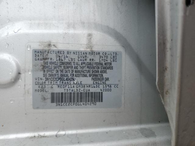 2016 NISSAN VERSA NOTE - 3N1CE2CP0GL404290