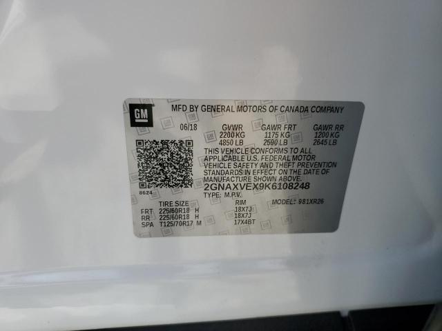 2019 CHEVROLET EQUINOX LT - 2GNAXVEX9K6108248