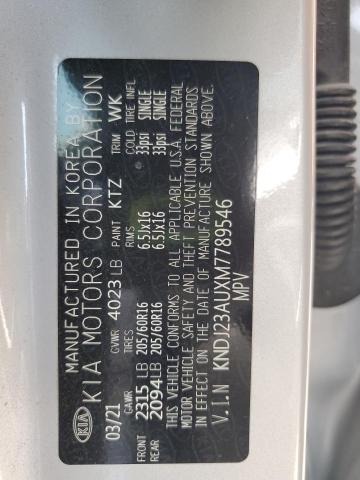 2021 KIA SOUL LX KNDJ23AUXM7789546