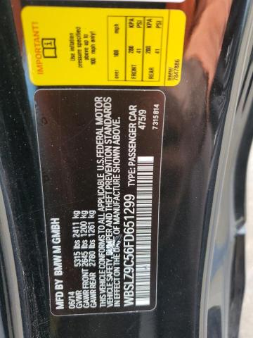 2015 BMW M6 WBSLZ9C56FD651299