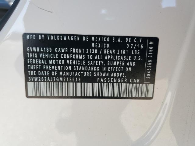 2016 VOLKSWAGEN JETTA S - 3VW267AJ7GM213619