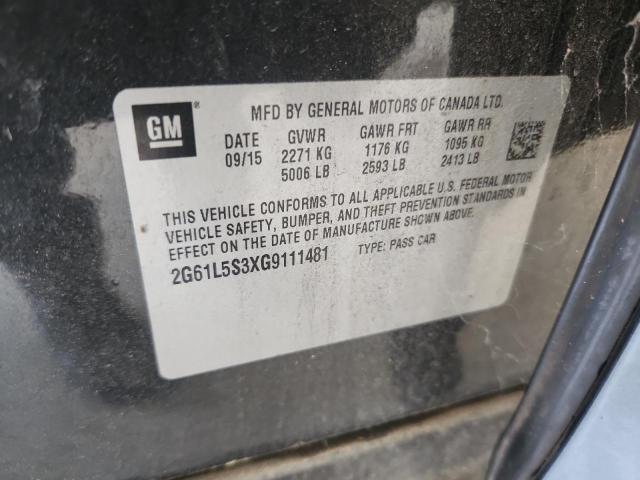 2016 CADILLAC XTS 2G61L5S3XG9111481
