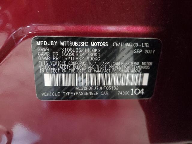 2018 MITSUBISHI MIRAGE G4 - ML32F3FJ7JHF05132