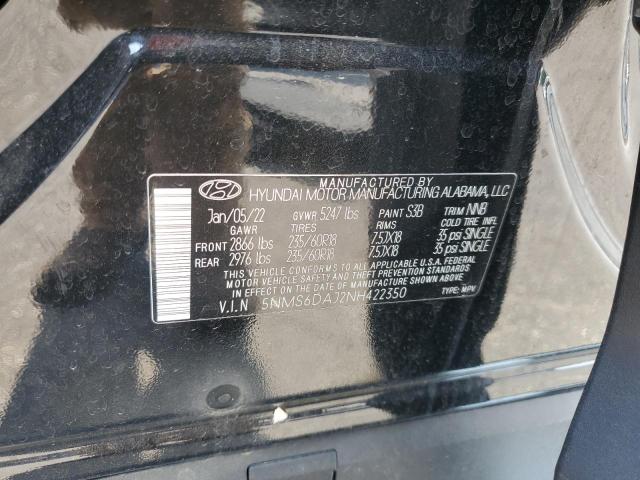 2022 HYUNDAI SANTA FE S - 5NMS6DAJ2NH422350