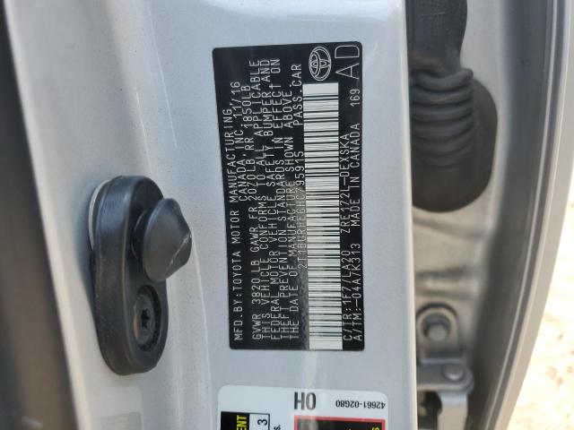 2017 TOYOTA COROLLA L - 2T1BURHE6HC795915