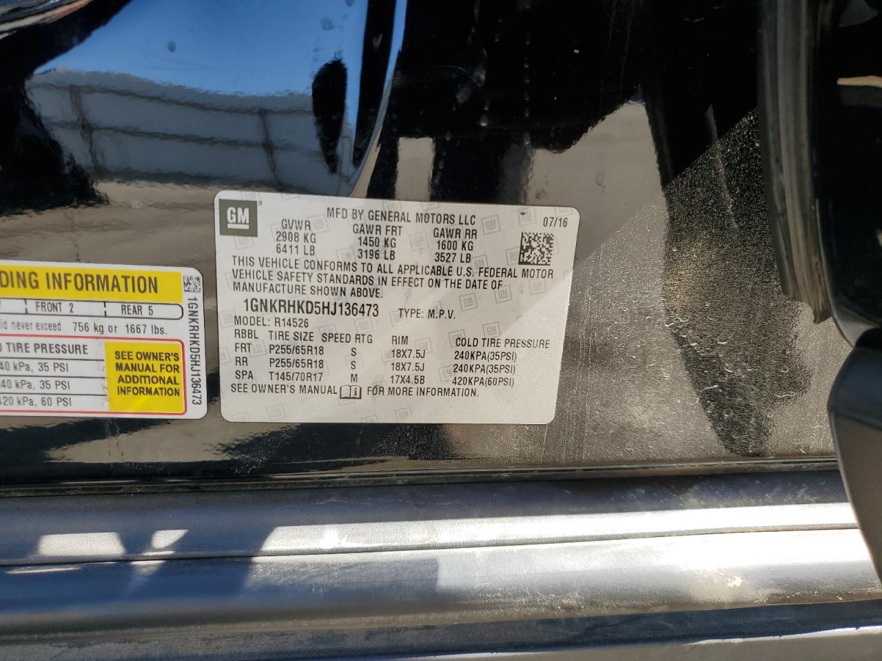 CHEVROLET TRAVERSE LT