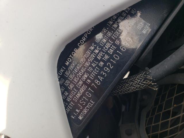 2009 SUZUKI GSX-R1000 JS1GT78A392101699