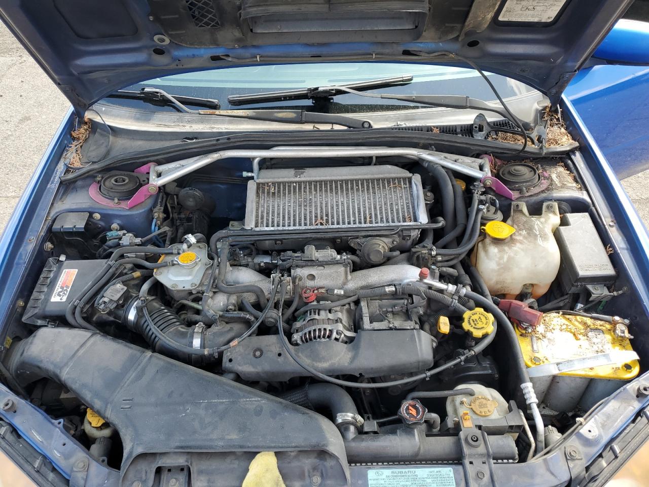 Lot #3206554507 2004 SUBARU IMPREZA WR