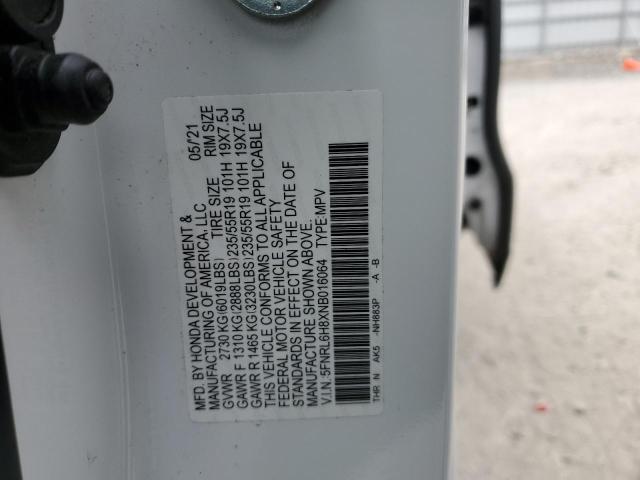 2022 HONDA ODYSSEY TO 5FNRL6H8XNB016064