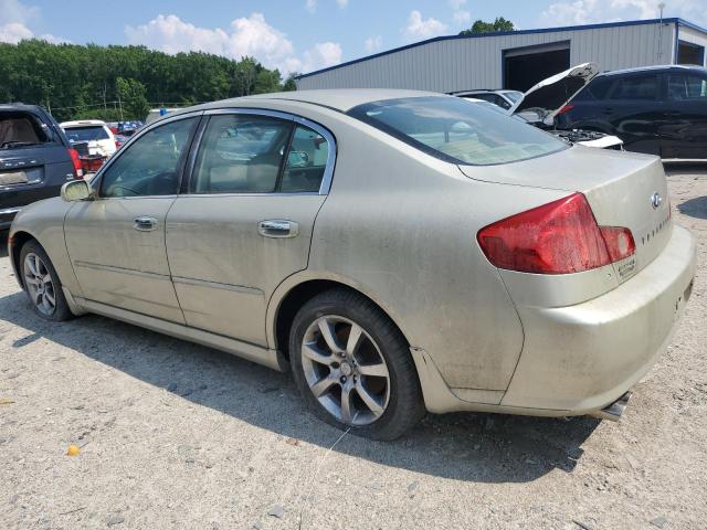 INFINITI G35 2006 beige  gas JNKCV51F26M600307 photo #3