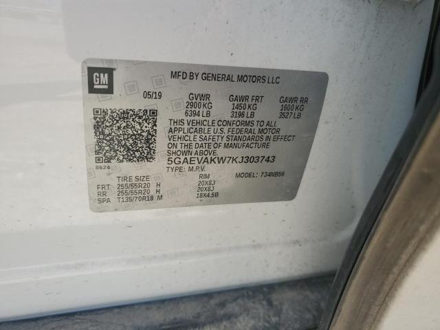 2019 BUICK ENCLAVE ES 5GAEVAKW7KJ303743