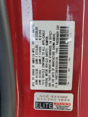 2015 HONDA ACCORD EXL 1HGCT2B83FA009136