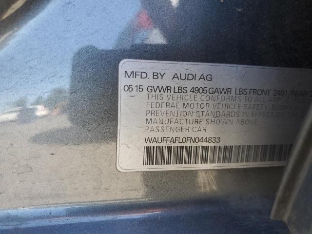 2015 AUDI A4 PREMIUM - WAUFFAFL0FN044833