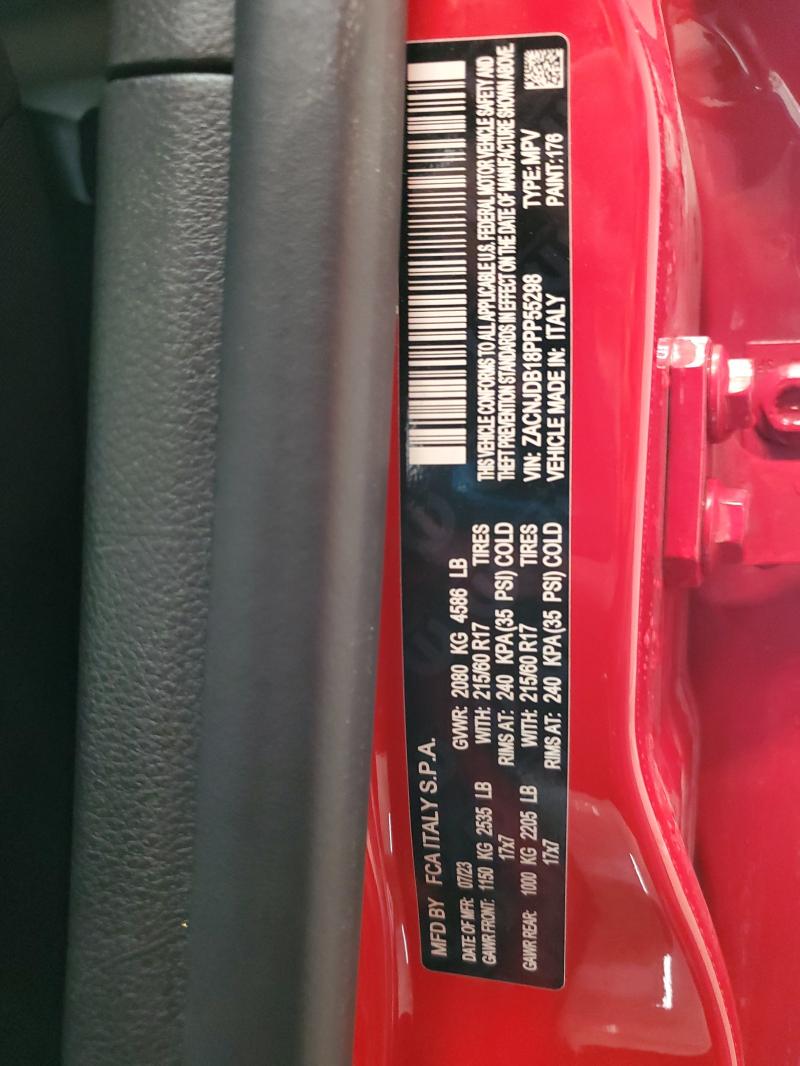 2023 JEEP RENEGADE L ZACNJDB18PPP55298