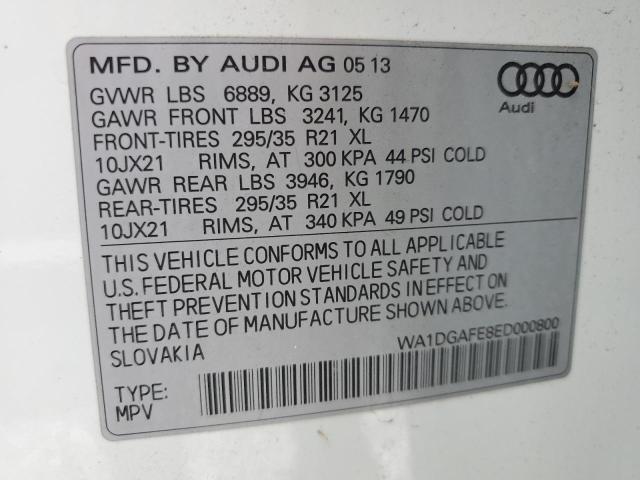 wa1dgafe8ed000800 - 2014 Audi Q7 Prestige - #63136355