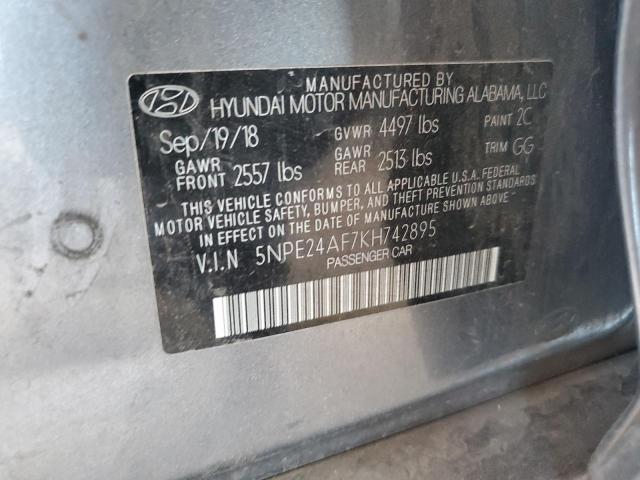 2019 HYUNDAI SONATA SE - 5NPE24AF7KH742895