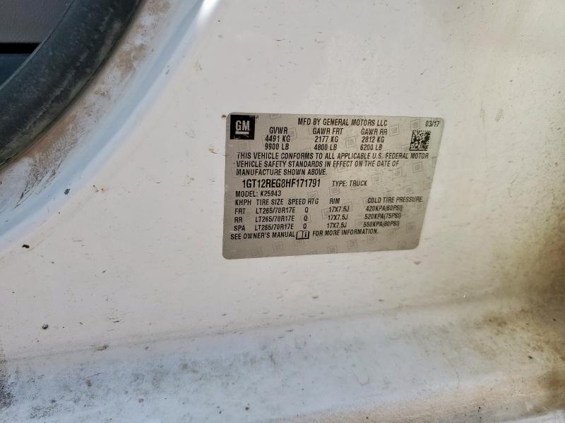2017 GMC SIERRA K25 1GT12REG8HF171791