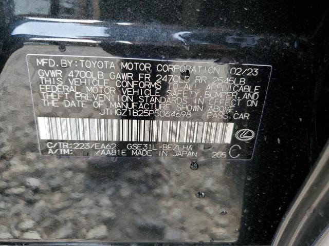 2023 LEXUS IS 350 F S JTHGZ1B25P5064698