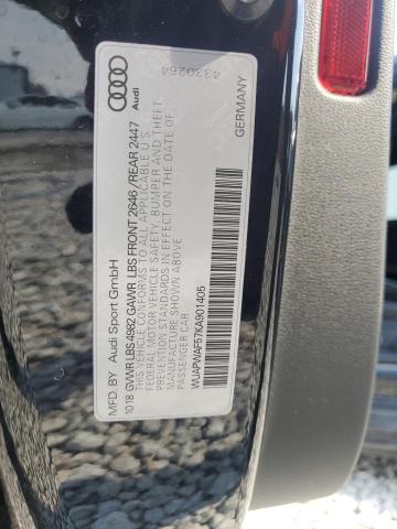 2019 AUDI RS5 WUAPWAF57KA901405