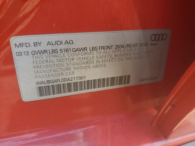 2013 AUDI S4 PREMIUM PLUS #3302681016