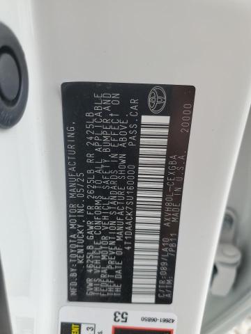 2025 TOYOTA CAMRY XSE 4T1DAACK7SU160000