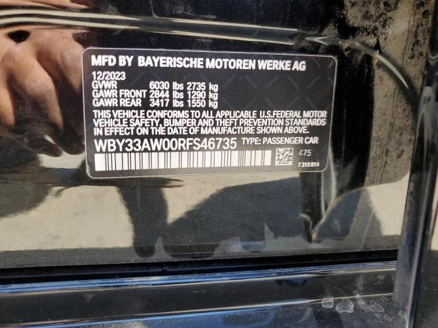 2024 BMW I4 M50 WBY33AW00RFS46735