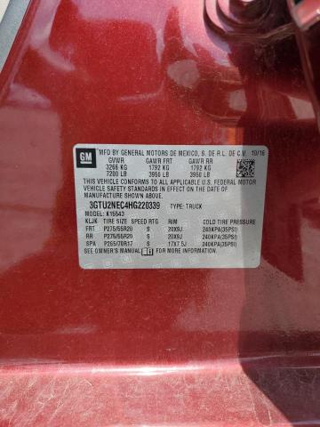 2017 GMC SIERRA K15 - 3GTU2NEC4HG220339