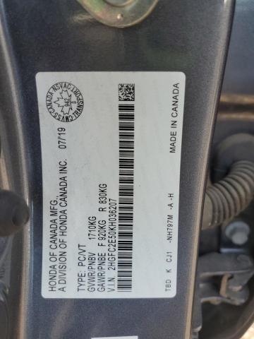 2019 HONDA CIVIC LX - 2HGFC2E50KH036207